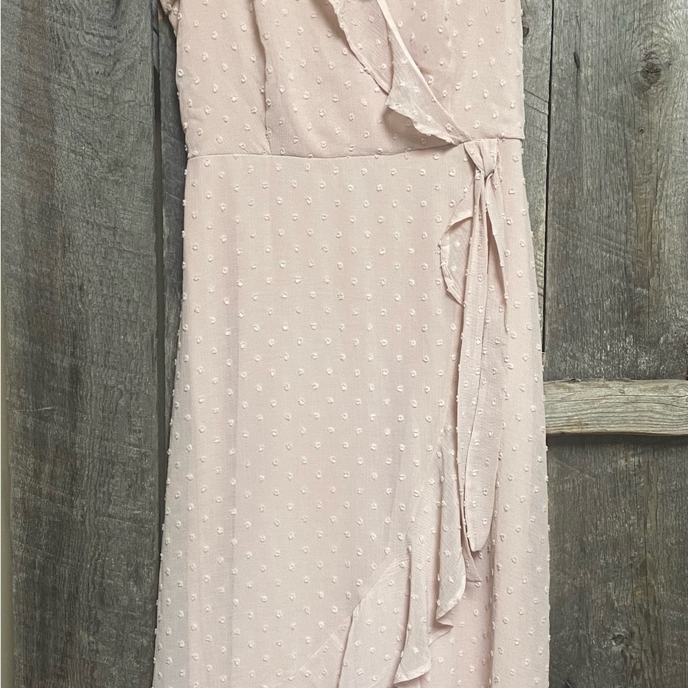Monteau Blush Asymmetrical Dress